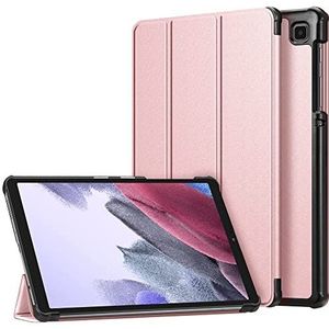 Étui fin pour tablette Samsung Tab A 8"" T290/T295 avec couverture complète et mise en veille automatique Or rose