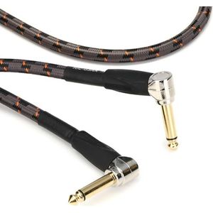 Roland Gold Series 1/4 inch haakse jack instrumentenkabel 0,9 m