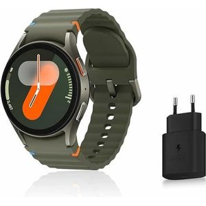 Samsung Galaxy Watch7, smartwatch, gezondheidsbewaking, sporttracker, 40 mm, Bluetooth, groen, Galaxy AI, oplader inbegrepen [exclusief Amazon] (FR versie)