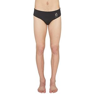 ARMANI EXCHANGE Basics by Armani Swim slip van duurzame stof voor heren, zwart.