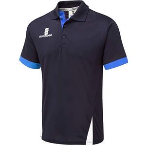 Surridge Sports Blade Poloshirt voor heren, marineblauw/koningsblauw/wit