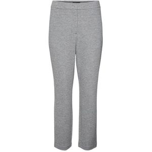 VERO MODA Vmjulia Nw Ankel Pants Jrs Noos Damesbroek, donkergrijs gemêleerd