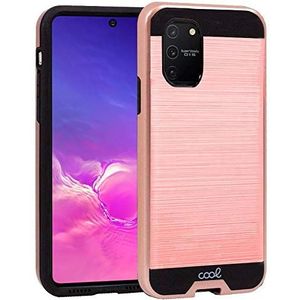 Beschermhoes voor Samsung G770 Galaxy S10 Lite, aluminium, roze