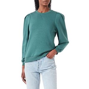 ICHI Ihmalo SW dames sweatshirt, 185308/Blue Spruce, L, 185308/Blue Spruce