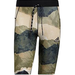 adidas yoga shorts voor heren, Focus olijf/zwart