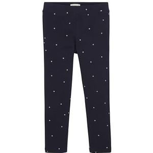 TOM TAILOR Legging à pois pour fille, 34000 - Dark Blue Glitter Star, 104-110