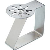 Kitchen Craft Tafeldoekklemmen, roestvrij staal, zonnemotief, 4 stuks
