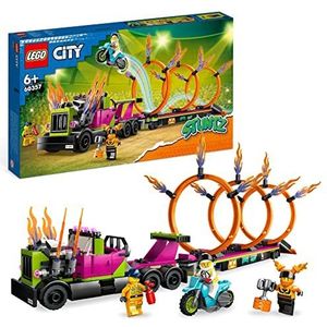 LEGO City Stuntz Stunttruck & Ring Of Fire-uitdaging Set - 60357