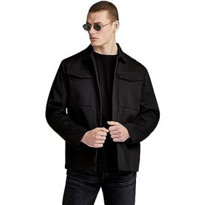 G-STAR RAW chore overshirt heren jas, zwart (Dk Black C900-6484)