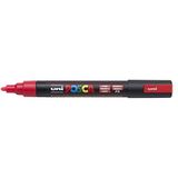 Uni-Ball Posca 182577 Marker, medium punt, PC, 5 m, 1,8 - 2,5 mm, neonrood