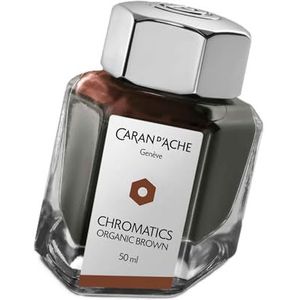 Caran d'Ache Chromatics inktfles, 50 ml, bruin