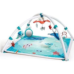 Tiny Love Muzikaal speelmat en mobiel 2-in-1, speelmat voor baby's, muzikaal ontwaken met verstelbare bogen, vanaf de geboorte, Schat van de Oceaan serie