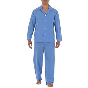 Fruit of the Loom Pyjama-set met lange mouwen, van stof, groot, pijama, heren, Hemelsblauw