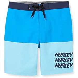 Hurley Hrlb 3peat Zwemshorts voor jongens, Neptunus Blauw