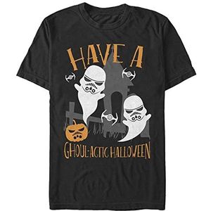 Star Wars Goulactic Halloween Organic T-shirt met korte mouwen uniseks, zwart.
