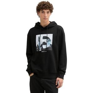 TOM TAILOR Denim 1043949 trainingspak voor heren, 29999 - Zwart
