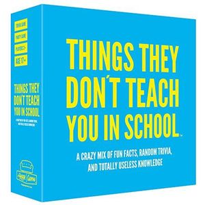 Things they don´t teach you in school 21019 Party Trivia kaartspel