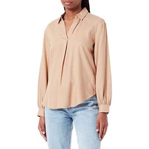 TOM TAILOR blouse voor vrouwen, 30263 - Soft Light Camel Melange