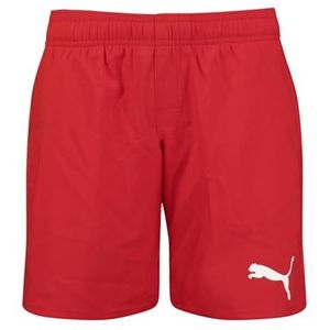 PUMA Zwemshort voor jongens met gemiddelde lengte, Rood