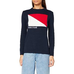 Kappa Clelie Sweatshirt voor dames, marineblauw, rood, wit