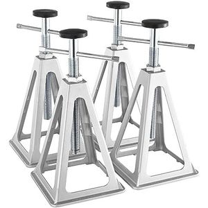 VEVOR Set van 4 stabilisatiehouders voor caravans, stabilisator voor camper, belasting 2,72 T, elk standaard voor caravans, van aluminium, in hoogte verstelbaar, 280-435 mm, voor upgrade, aanhanger