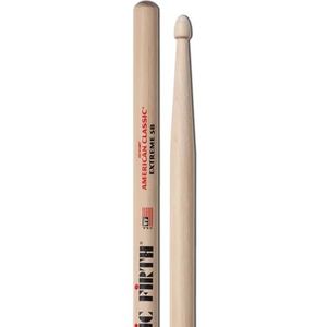 Vic Firth American Classic 5B trommelstokken, Amerikaanse hickory, houten punt