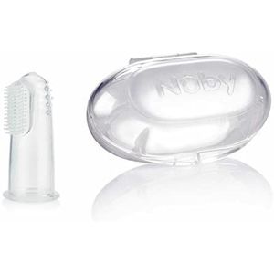 Nuby - ID730 – eerste tandenborstel van siliconen – neutraal