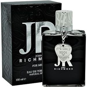 John Richmond for man eau de toilette Kruidige, barnsteen, citrusvruchten, transgressief, gedurfd en symbool van een jonge generatie. 100 ml fles