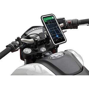 Shapeheart - magnetische motortelefoonhouder met afneembaar waterdicht zakje | absorbeert trillingen | telefoonhouder voor motorfietsen, scooters, sturen en spiegels | universeel motoraccessoire.