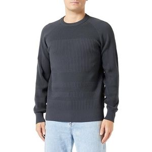 G-STAR RAW Engineered R Knit Gebreid Heren, Grijs (Shadow D23979-d465-992)