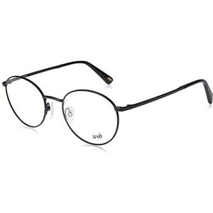 Web Eyewear Zonnebril voor volwassenen, uniseks, mat, zwart, 49, Zwart