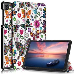 Beschermhoes voor Samsung Galaxy Tab A7 Lite 8,7 inch T220 / T225 2021, lederen standaard met magneetsluiting, klapstandaard, schokbestendig, voor tablet-HD