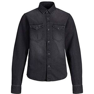 Jack & Jones 12148417 lifestyle-kleding, zwarte denim, 176 EU, zwarte jeans, 176, Zwarte jeans