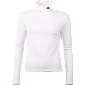 Kappa Ledi T-shirt voor dames, slim fit, Helder wit.