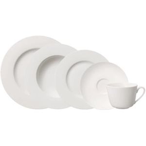 Villeroy & Boch 10-1380-8151 Twist Serviesset, Porselein, 6 Delig, Wit