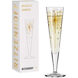Ritzenhoff Champagneglas 200 ml Goldnacht nr. 5 - Made in Germany