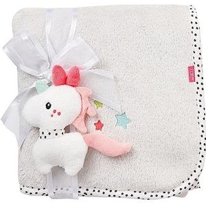 Fehn 057256 knuffeldeken voor baby's en peuters vanaf 0 maanden + - voor knuffels, kruipdeken, fopspeenhanddoek of deken voor thuis en onderweg