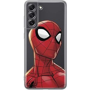 ERT GROUP Beschermhoes voor mobiele telefoon voor Samsung S21 FE Origineel en officieel gelicentieerd product Marvel motief Spider Man 003, perfect aangepast aan de vorm van de mobiele telefoon, gedeeltelijk bedrukt