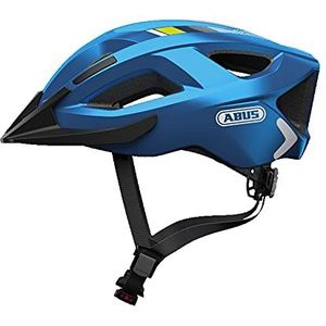 ABUS Stadthelm Aduro 2.0 Multifunctionele fietshelm met licht - Sportief ontwerp voor stadsverkeer - Voor mannen en vrouwen - Blauw, maat L
