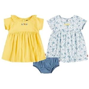 Levi's Kids Lvg 2 stuks gebreide jurk set 1eh032 een stuk baby meisje, Snapdragon