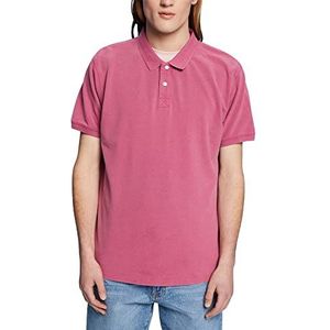 ESPRIT 023ee2k305 Poloshirt voor heren, Donker roze