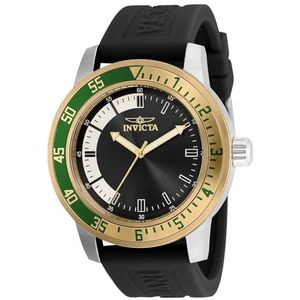 Invicta Men's Specialty 45mm Silicone Quartz Watch, Black, 35679