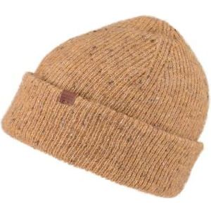 BICKLEY + MITCHELL Flecked High Turn Cuff Beanie, camel, taille unique