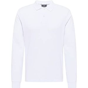 bridgeport T-shirt à manches longues pour homme, blanc, XXL