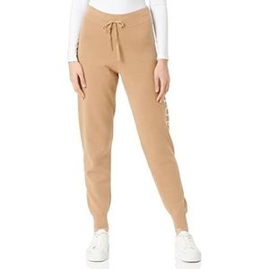 Tommy Hilfiger Dames gebreide broek trainingsbroek grafisch katoen landhuis kaki L, kaki