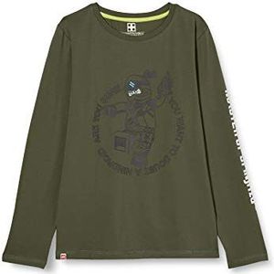 LEGO mwb-shirt met lange mouwen ninjago meisjes, groen 847