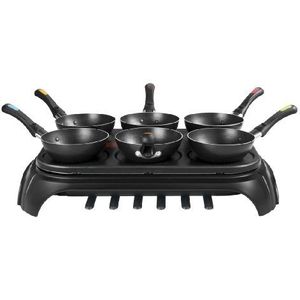 Tefal Wokparty Duo PY5828 - Gourmetstel - 6 personen