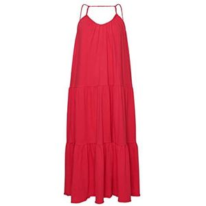 Superdry Vintage midi-jurk van jersey voor dames, Fa9/Raspberry Pink
