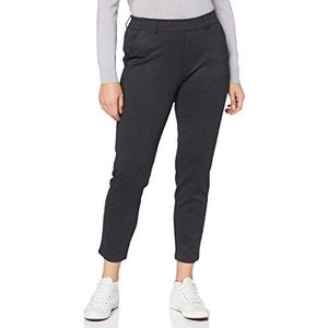 Tom Tailor Denim dames Relaxed fit broek met elastische tailleband 1021175, 10522 - Shale Grey Melange, M
