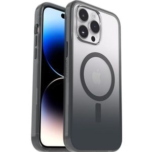 OtterBox Serie Clear Case met MagSafe, beschermhoes voor iPhone 14 Pro Max, schokbestendig, valbescherming, zeer dun, ondersteunt 2 x meer vallen dan militaire standaard, obsidiaan